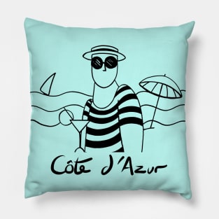 French Riviera - Cote Dazur Pillow