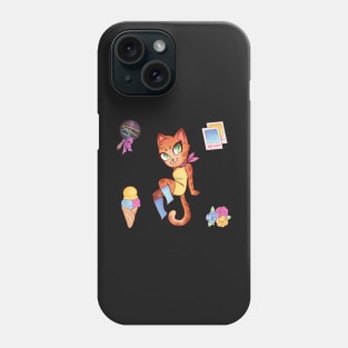 Pride cat: pan sexual Phone Case