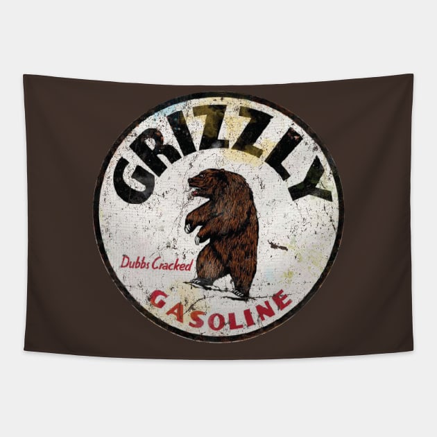 Grizzly Gasoline Tapestry by MindsparkCreative