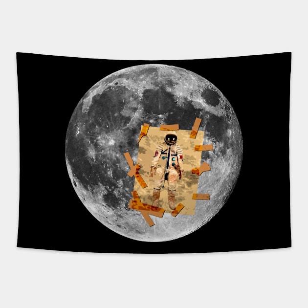 Man on the Moon Tapestry by Scar