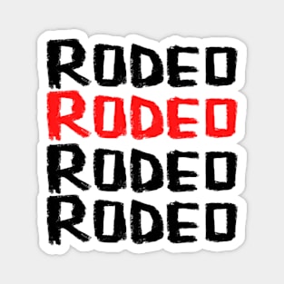 Rodeo Horseriding Magnet