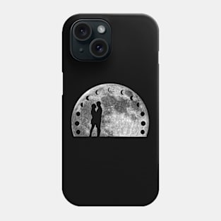 Love, Couples And Moonphases On The Moon Phone Case