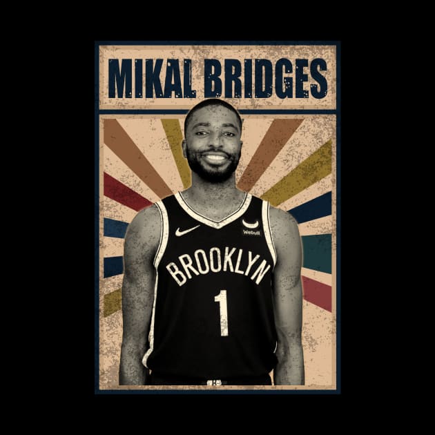 Brooklyn Nets Mikal Bridges by RobinaultCoils