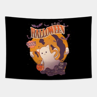 Cute Halloween Ghost Tapestry