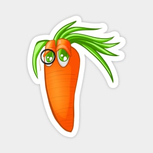 Fancy Smug Carrot Magnet