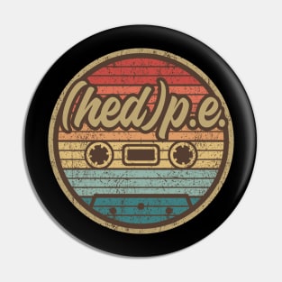 hed p.e. cassette retro circle Pin