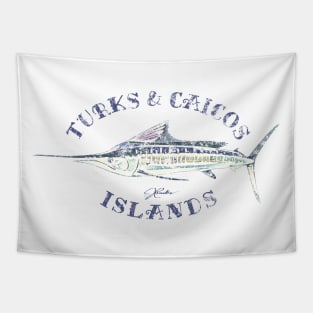 Turks & Caicos Islands Marlin Tapestry