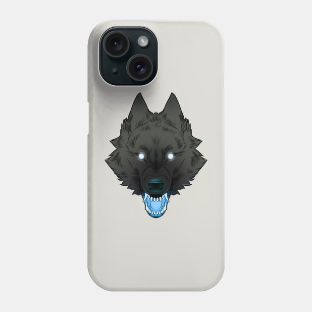 Blue Wolf Phone Case by RioBurton