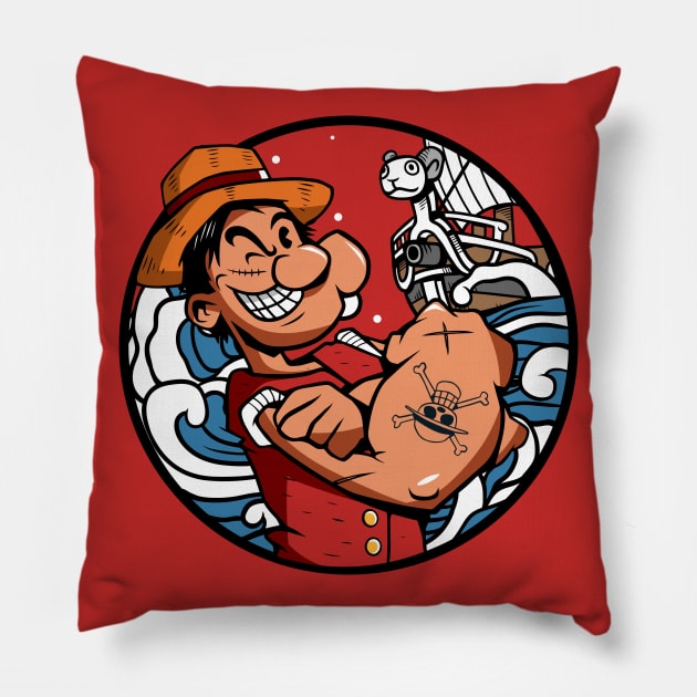 Monkey Popeye Luffy Pillow by Camelo