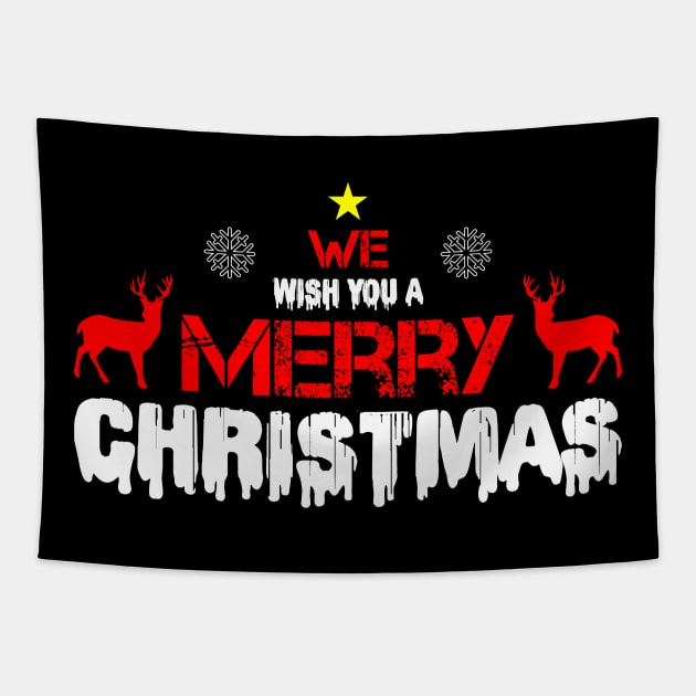 Merry Christmas 2021 Tapestry by 99% Match