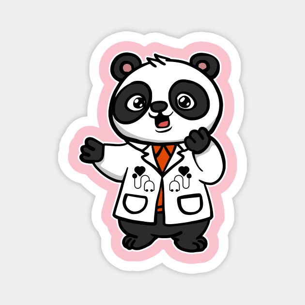 Little pediatrician Magnet by Profdesign