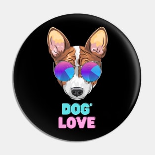 Love dog my family Pin