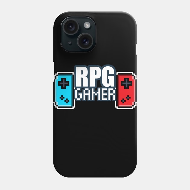 RPG Gamer - 8-bit Retro Pixel Classic Nostalgia Video Games Phone Case by MaystarUniverse