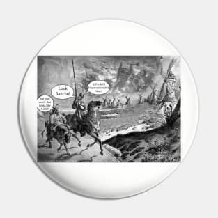 Don Quixote and the Premillennialist Giants Pin