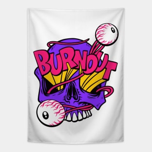 Burnout (front print) Tapestry