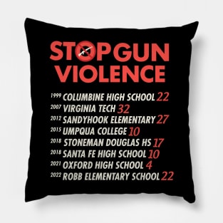 Stop Gun Violence Pillow