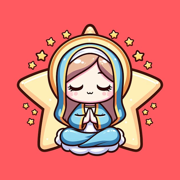 Mary Meditating by Pickledjo