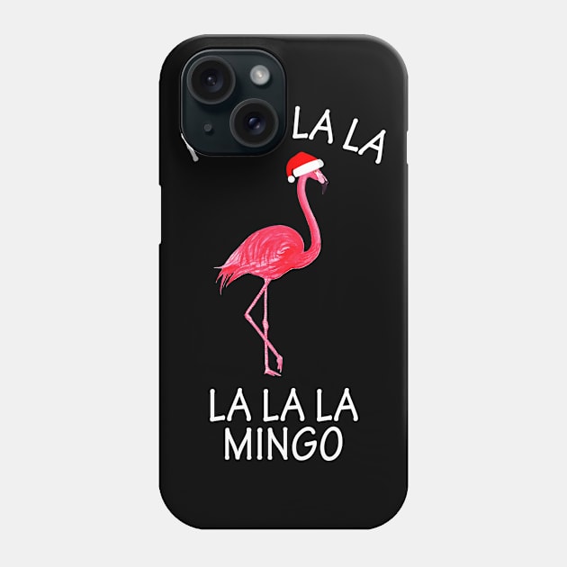 Christmas Flamingo Phone Case by martinroj