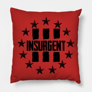 Insurgent-Black Pillow