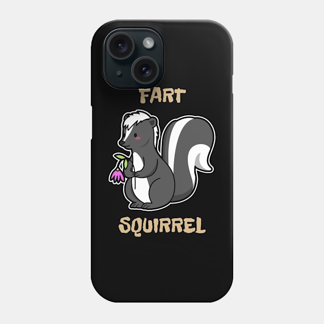 Fart Squirrel Phone Case by nightDwight