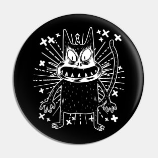 Scaredy and Spooky Cat Freaking Out - For Cat Moms and Dads Pin