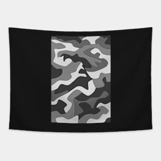 Grey Camo Tapestry