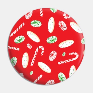 Holiday Candy - Red Pin