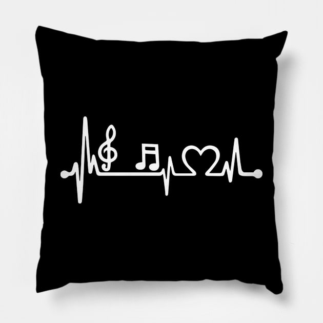 Music line Pillow by Munayki