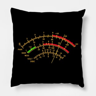 S Meter - dB high frequency field strength Pillow