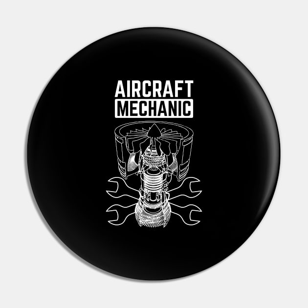 Aircraft Mechanic Pin by cecatto1994