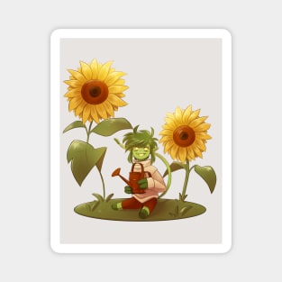 Sunflower child Magnet