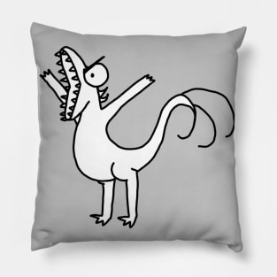 Angry Dinosaur Pillow