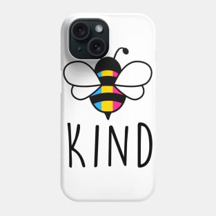 Be Kind Pansexual Bee Gay Pride LGBT Rainbow Phone Case