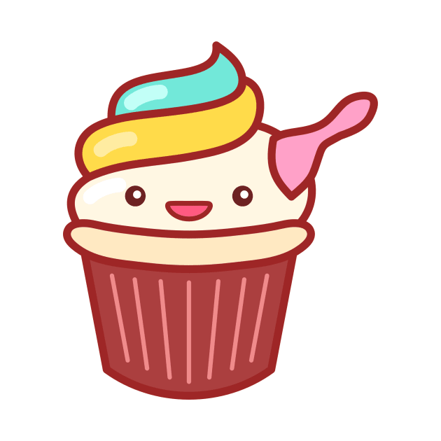 Cupcake Ice Cream Emoji by lightsonfire