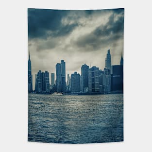 Skyscrapers Skyline Manhattan New York City Tapestry