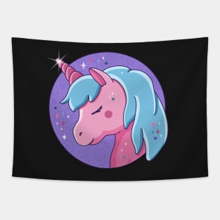 Unicorn dream adorable fantasy sweetness Tapestry