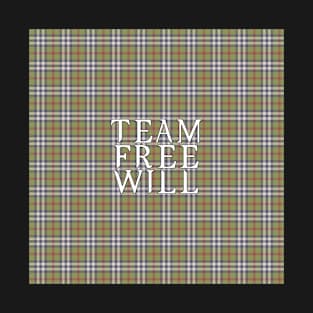 Team Free Will on Plaid T-Shirt