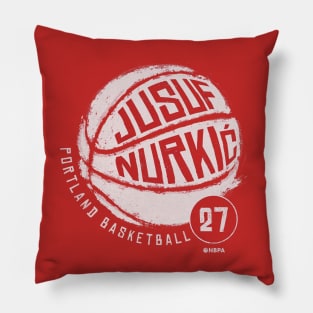 Jusuf Nurkic Portland Basketball Pillow