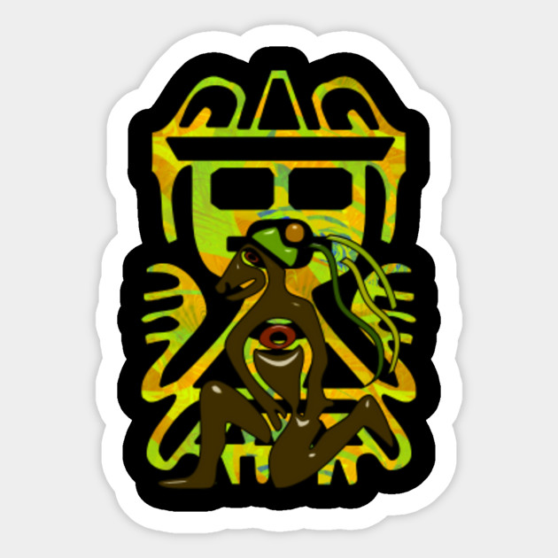 Magic Shaman Hippie Hippy Trippy Autism Autistic Monster Abstract