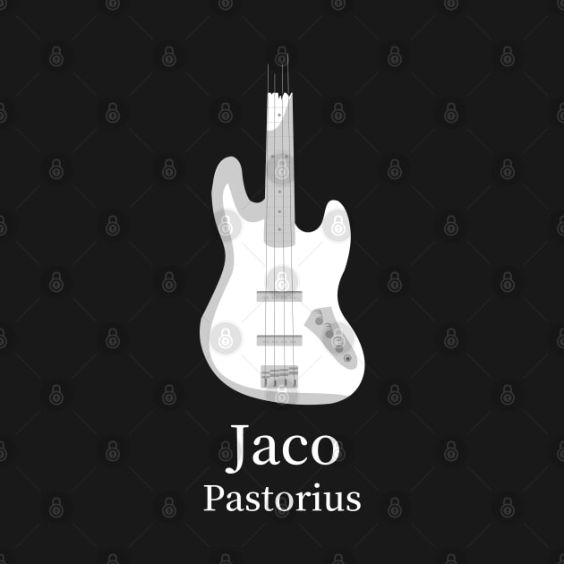 jaco pastorius, jazz bassist by Degiab