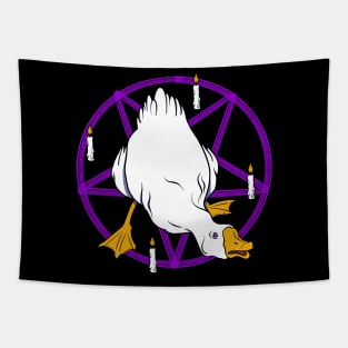 Angry Goose Summoning Circle Tapestry