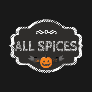 All Spices Funny Halloween Family Matching Group Costume T-Shirt