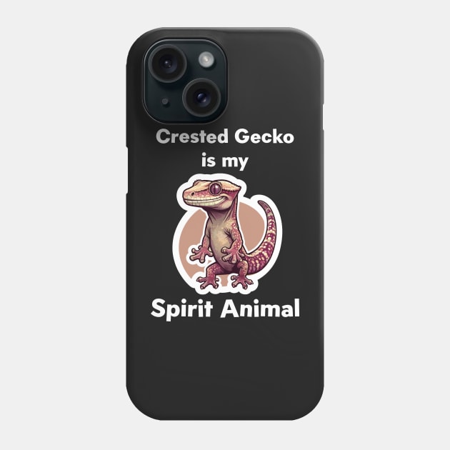 Crested Gecko Spirit Animal Phone Case by dinokate