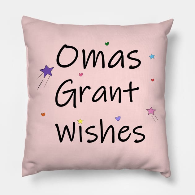 Omas Grant Wishes Pillow by PandLCreations