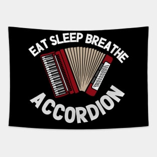 East Sleep Breathe Accordion Tapestry