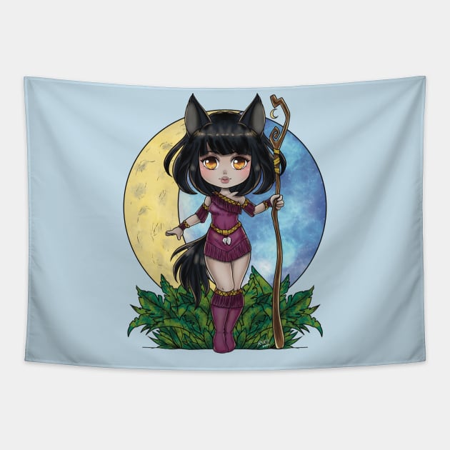 Moon Keeper Tapestry by rvkhart