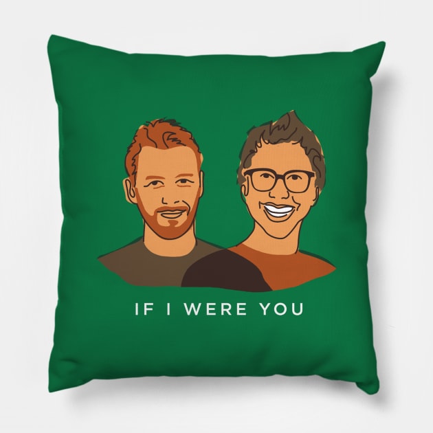 Jake and Amir: If I Were You Pillow by JakeandAmir