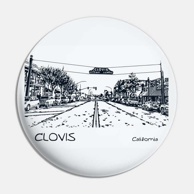 Clovis California Pin by Lakeric