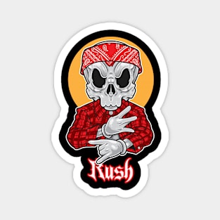 Skull Gangsta Rush Magnet