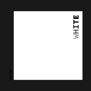 black and white square 2 T-Shirt